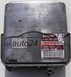 KOMPUTER STEROWNIK SILNIKA PEUGEOT 106 1.4, BOSCH 0 261 200 708, 0261200708, 96 133 286 80, 9613328680 - 9965
