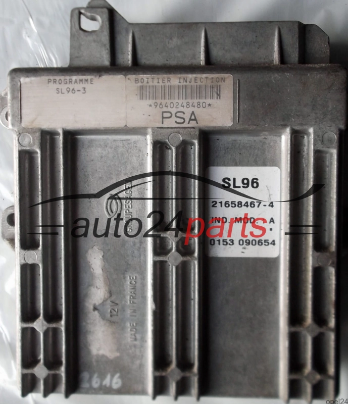 ECU ENGINE CONTROLLER PEUGEOT 406 1.8 SAGEM 21658467-4, 216584674, PSA 9640248480 SL96-3 