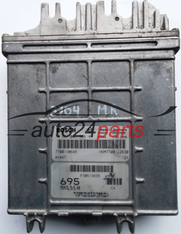 ΜΟΝΑΔΑ ΕΛΕΓΧΟΥ ΚΙΝΗΤΗΡΑ VOLVO S40 V40 1.9 TDI BOSCH 0281001906