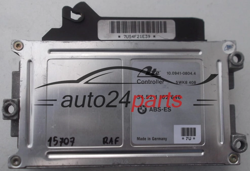 CENTRALINA ABS BMW E36 ATE Controller 5WK8 408, 5WK8408, 10.0941-0804.4, 10094108044, 3452-1 162 646, 34521162646