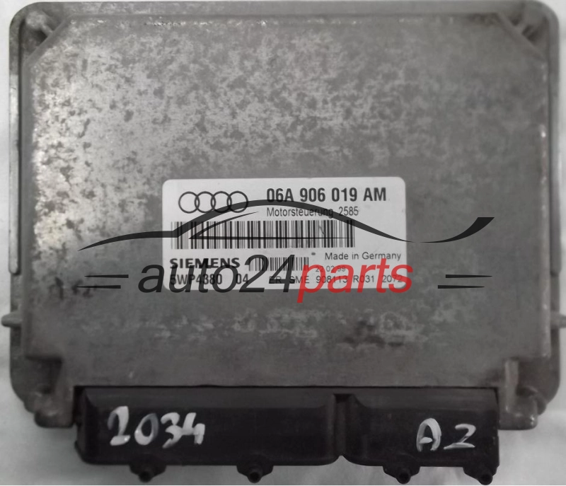 CENTRALINA DO MOTORE AUDI A3 SIEMENS 5WP4380 04, 5WP438004, 5WP4380 03, 5WP43003, 06A 906 019 AM, 06A906019AM