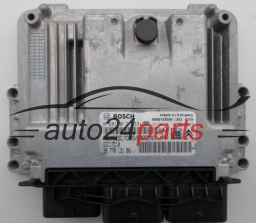 MOTORSTEUERGERÄT ECU STEUERGERAT  CITROEN PEUGEOT 1.6 HDI BOSCH 0 281 017 333,  96 770 131 80.jpg