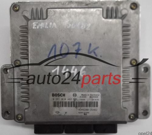 CALCULATEUR MOTEUR RENAULT LAGUNA 1.9 DCI F9Q BOSCH 0281010482, 0 281 010 482, HOM8200126462, HOM 8200126462, 8200121886, 28SA5028