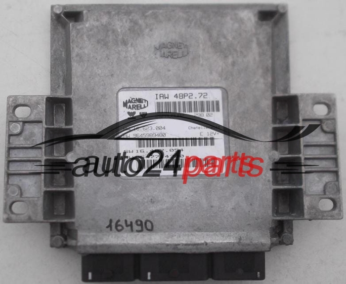 Μονάδα Ελέγχου Κινητήρα CITROEN C3 MAGNETI MARELLI IAW 48P2.72, IAW48P272, HW 16.623.004, 16623004, 9645989480, SW 16.497.054, 16497054, 9647714780