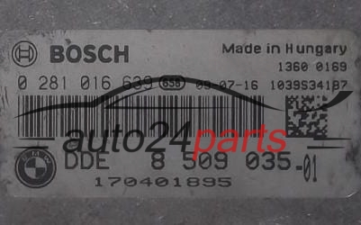 ECU ENGINE CONTROLLER BMW X5 E70 X6 X71 3.0 DIESEL BOSCH 0281016639