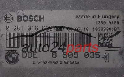 ECU ENGINE CONTROLLER BMW X5 E70 X6 X71 3.0 DIESEL BOSCH 0281016639