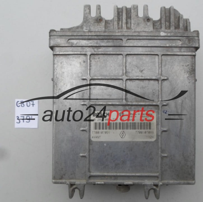 MOTORSTEUERGERÄT ECU STEUERGERAT RENAULT MEGANE BOSCH 0 281 001 739, 0281001739, 7700107091