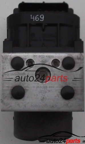 ABS RENAULT KANGOO BOSCH 0 265 216 880, 0265216880, 8200 099 599, 8200099599, 0 273 004 620, 0273004620 