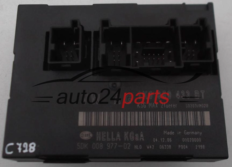 CENTRALKA MODUŁ KOMFORTU VW VOLKSWAGEN TOURAN, HELLA 1K0 959 433 BT