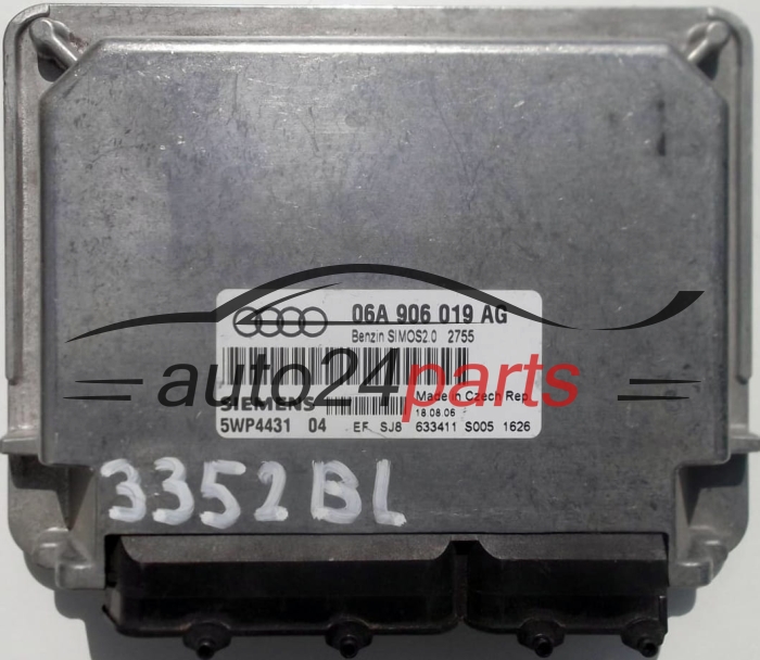  KOMPUTER STEROWNIK SILNIKA AUDI A3 1.6 06A906019AG
