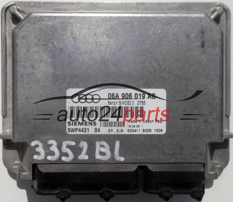  KOMPUTER STEROWNIK SILNIKA AUDI A3 1.6 06A906019AG