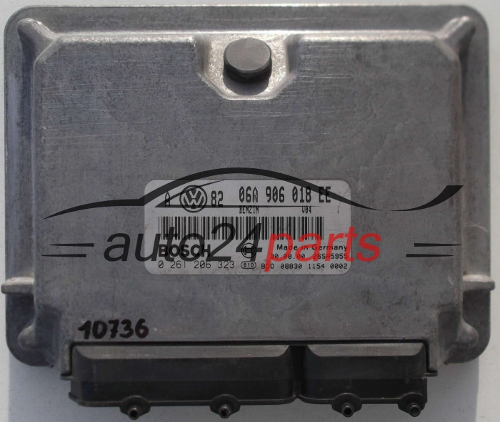 CENTRALINA DO MOTORE VW VOLKSWAGEN GOLF BORA 2.0 BOSCH 0 261 206 323, 0261206323, 060 906 018 EE, 060906018EE 