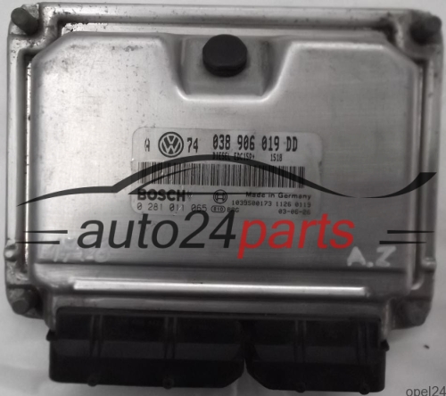 calculateur moteur pour vw volkswagen golf, bora 1.9 tdi