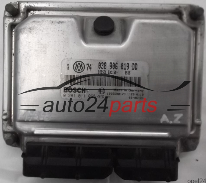 calculateur moteur pour vw volkswagen golf, bora 1.9 tdi