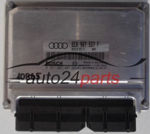 CENTRALITA DE MOTOR AUDI A4 2.0 BOSCH 0 261 207 401, 0261207401, 8E0 907 557 F, 8E0907557F 
