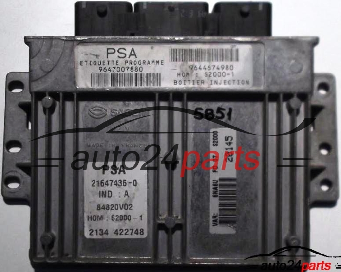 calculateur moteur pour citroen et peugeot 1.8