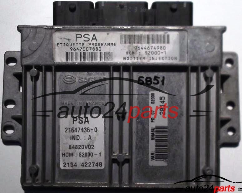calculateur moteur pour citroen et peugeot 1.8