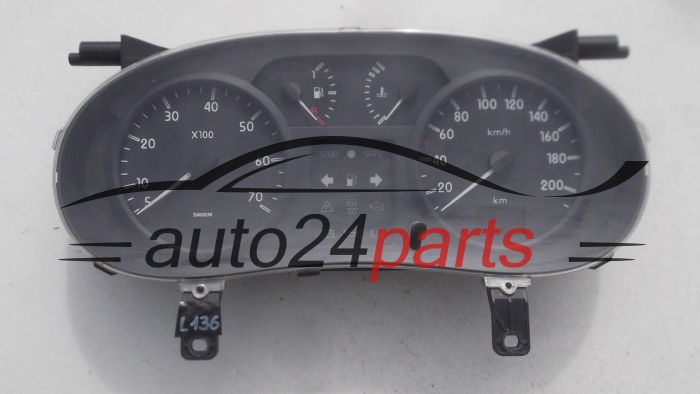 COMPTEUR KILOMETRIQUE CUADRO DE RELOJES RENAULT KANGOO SAGEM 21671176-3, 216711763, 21671765-3, 216717653, P8200176654