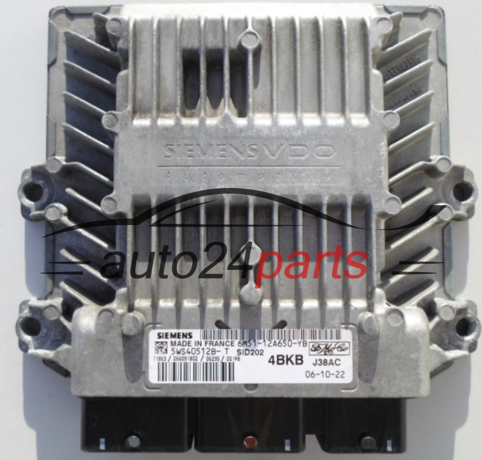 ECU ENGINE CONTROLLER  FORD 1.8 TDCI SIEMENS 5WS40512B-T, FoMoCo 6M51-12A650-YB