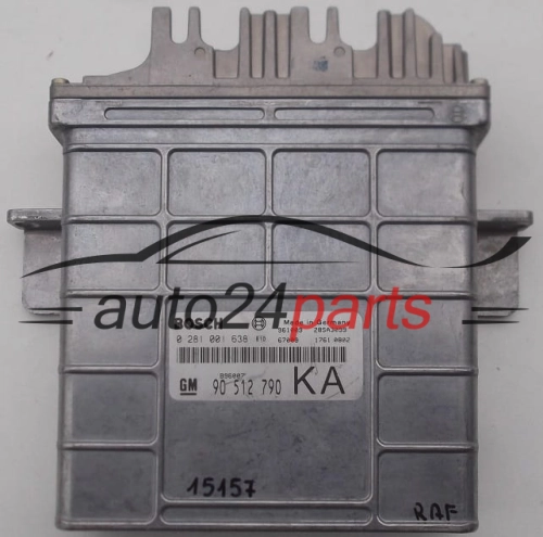 KOMPUTER STEROWNIK SILNIKA OPEL VECTRA B X20DTL BOSCH 0 281 001 638, 0281001638, 90 512 790 KA, 90512790 - 15157