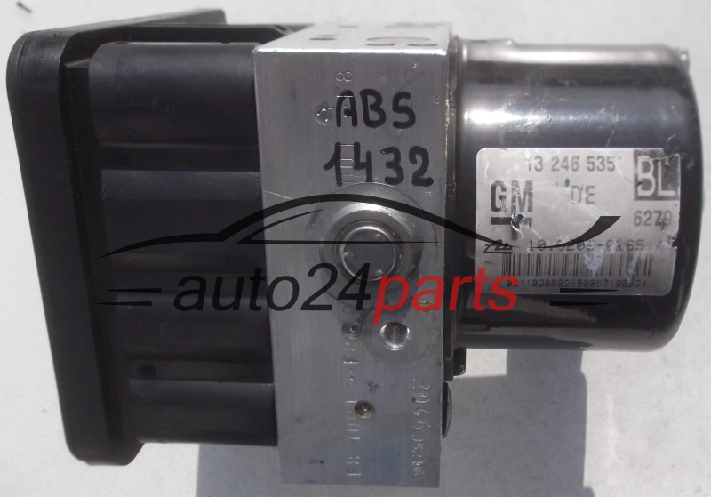 POMPE HYDRAULIQUE ET CALCULATEUR dABS OPEL ASTRA H ZAFIRA B GM 13 246 535 BL, 13246535, ATE 10.0206-0265.4, 10020602654, 10.0960-0552.3, 10096005523