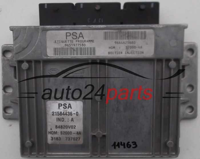 calculateur moteur pour peugeot 206 1.4
