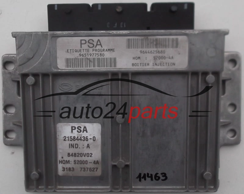 calculateur moteur pour peugeot 206 1.4