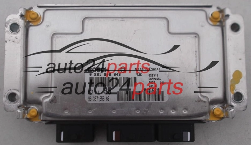Μονάδα Ελέγχου Κινητήρα PEUGEOT 307 1.6 16V BOSCH 0 261 206 943, 0261206943, 96 387 656 80 i d05, 9638765680id05, 9638765680