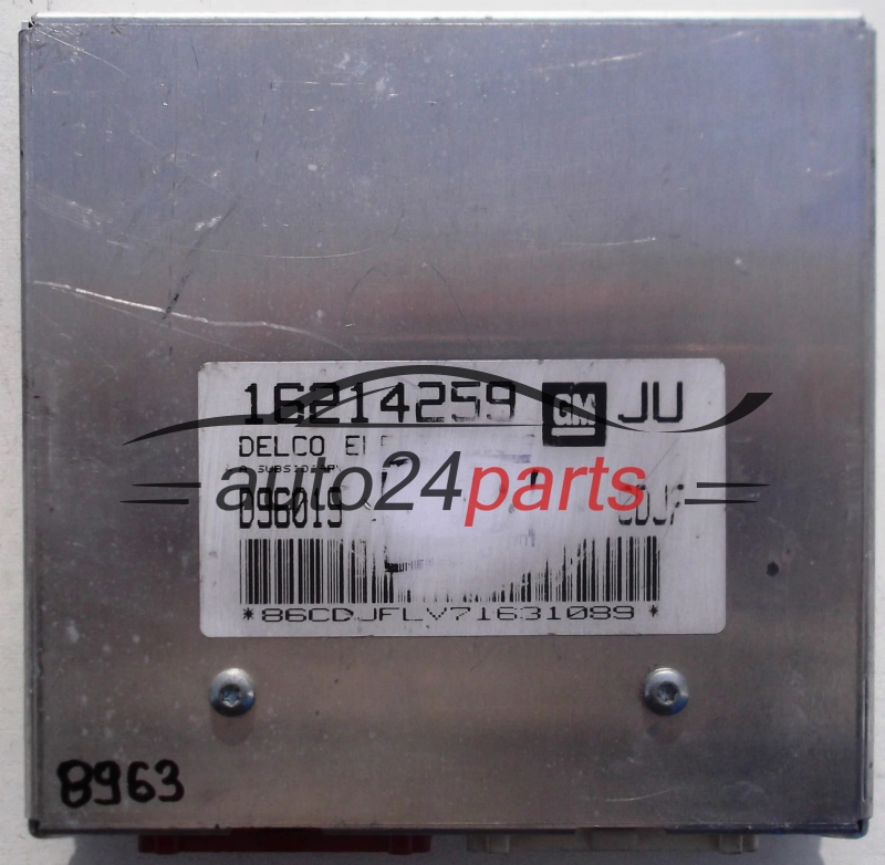 CENTRALINA MOTORE OPEL ASTRA 1.6 X16XE DELCO 16214259 JU, 16214259JU, D96019, CDJF, BZKY, CKYH