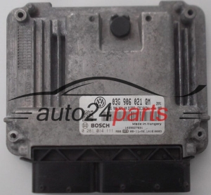 CENTRALINA DO MOTORE SKODA SUPERB 1.9 TDI BOSCH 0 281 014 111, 0281014111, 03G 906 021 QM, 03G906021QM, 03G906021AN, EDC16U34 