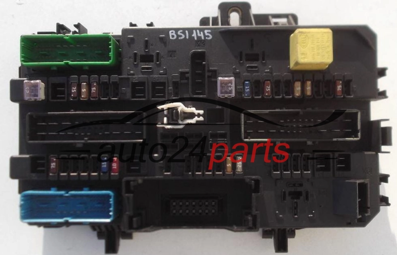 Central do sistema elétrico com caixa de relés e fusíveis, central de controle modul BSI OPEL ASTRA H ZAFIRA B GM 13 145 014 CA