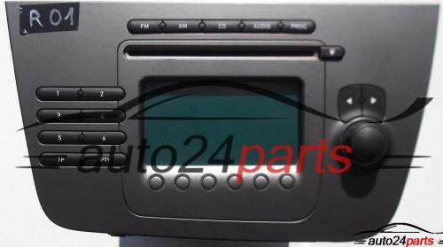 RADIO CD SEAT 5P1 035 152, 5P1035152, 7 644 341 366, 7644341366