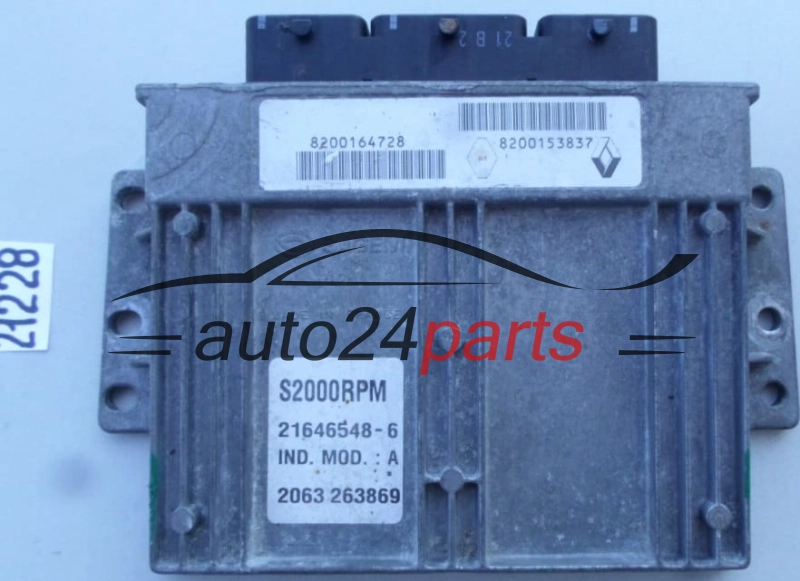 RENAULT LAGUNA 1.6 8200164728 8200153837 S2000RPM 21646548-6, 216465486