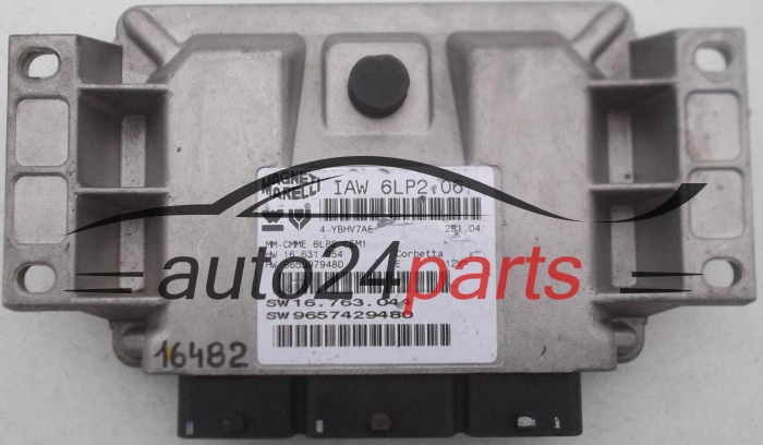Μονάδα Ελέγχου Κινητήρα CITROEN PEUGEOT 1.4 Magneti Marelli IAW 6LP2.06, IAW6LP2, IAW6LP206, SW 9657429480, SW9657429480 