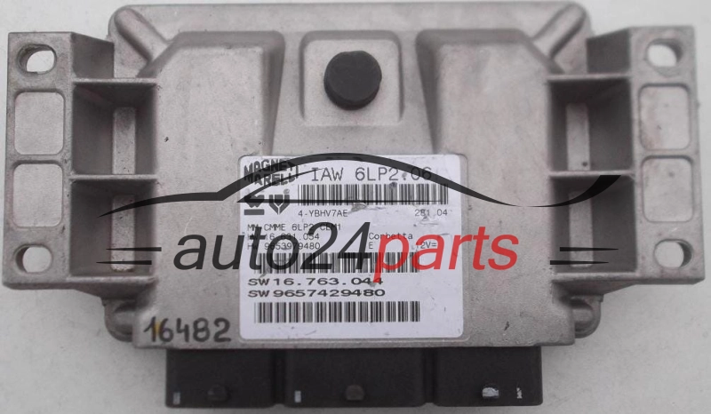 Μονάδα Ελέγχου Κινητήρα CITROEN PEUGEOT 1.4 Magneti Marelli IAW 6LP2.06, IAW6LP2, IAW6LP206, SW 9657429480, SW9657429480 