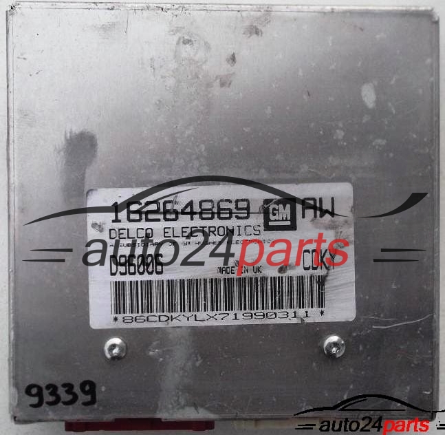 ECU CENTRALITA DE MOTOR OPEL CORSA B 1.4, DELCO 16264869 AW, 16264869AW, D96006, CDKY, CLAL