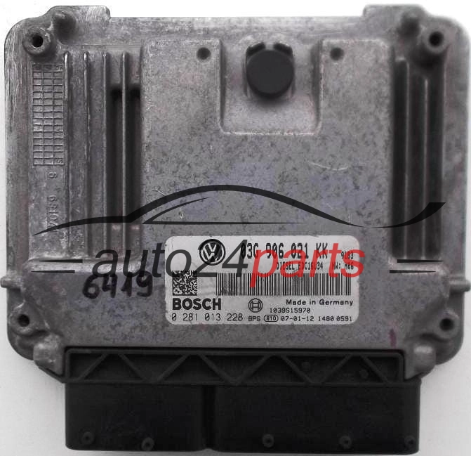 ΜΟΝΑΔΑ ΕΛΕΓΧΟΥ ΚΙΝΗΤΗΡΑ VW VOLKSWAGEN GOLF 2.0 TDI BOSCH 0 281 013 228