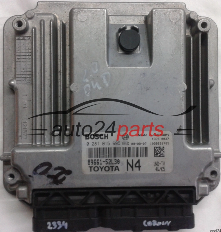 ΜΟΝΑΔΑ ΕΛΕΓΧΟΥ ΚΙΝΗΤΗΡΑ TOYOTA YARIS 1.4 D4D 1ND-TV 89661-52L30 N4