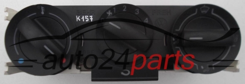 HEATING AND AIR CONDITIONING CONTROL PANEL SWITCH CLIMATRONIC VOLKSWAGEN POLO 6Q0 819 045 P / 6Q0819045P / 90151.186/0001 / 901511860001 