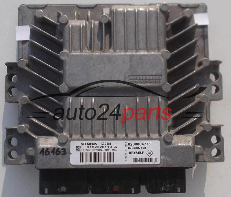 Μονάδα Ελέγχου Κινητήρα RENAULT MEGANE SCENIC SIEMENS S122326113 A, S122326113A, 8200804775