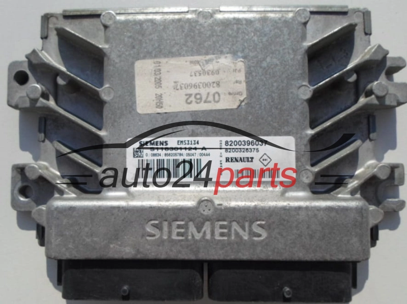 ECU ENGINE CONTROLLER RENAULT KANGOO 1.6 SIEMENS S118301124 A, 8200396037