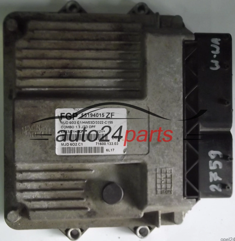 calculateur moteur pour opel chevrolet, holden, vauxhall combo 1.3 cdti z13dt