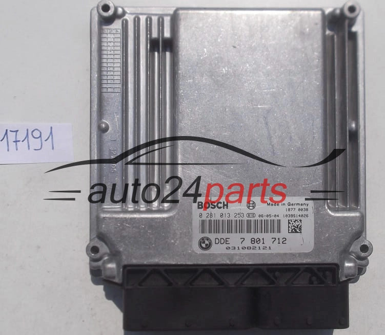 Μονάδα Ελέγχου Κινητήρα BMW E60 E61 3.0 D BOSCH 0 281 013 253, 0281013253, DDE 7 801 712, DDE7801712, 7801712 