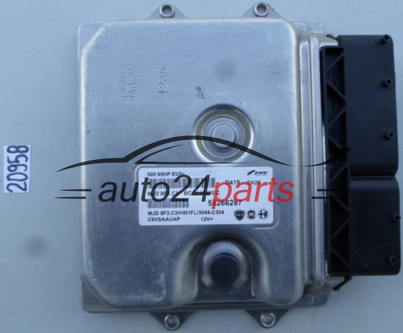 Μονάδα Ελέγχου Κινητήρα FIAT 500 NEMO MJD 8F3.C3, MJD8F3C3, 55266287 
