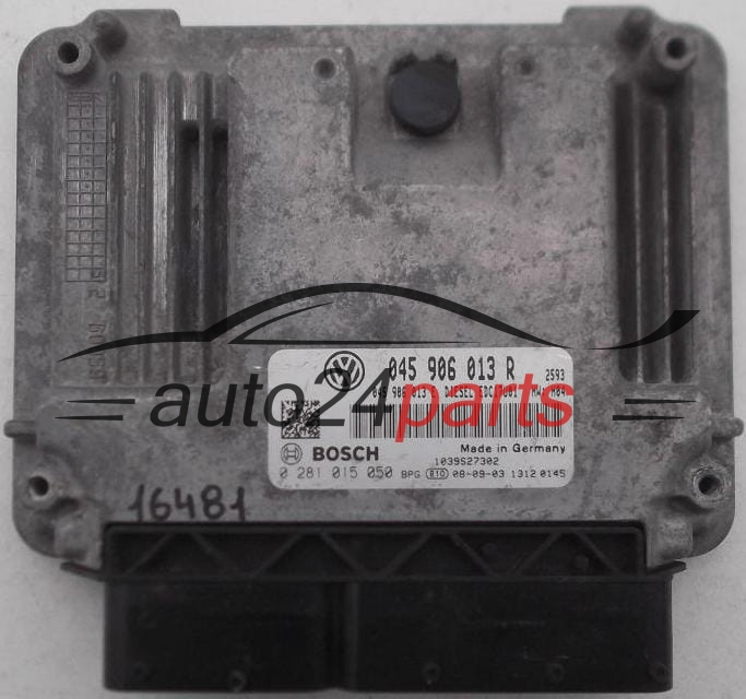 ECU CENTRALITA DE MOTOR SKODA 1.4 TDI BOSCH 0 281 015 050, 0281015050, 045 906 013 R, 045906013R