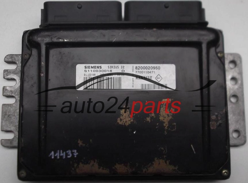 Μονάδα Ελέγχου Κινητήρα RENAULT MEGANE SIEMENS S110030018 D, S110030018D, 8200020950, 7700110471