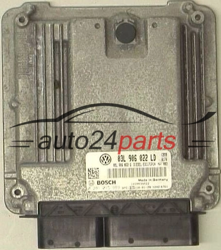 CENTRALITA DE MOTOR VW VOLKSWAGEN SCIROCCO 2.0 DTI BOSCH 0 281 015 989, 0281015989, 03L 906 022 LD, 03L906022LD, 03L906022 