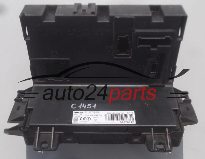 Centralina de comando do sistema confort BSI FIAT PANDA S118578030L