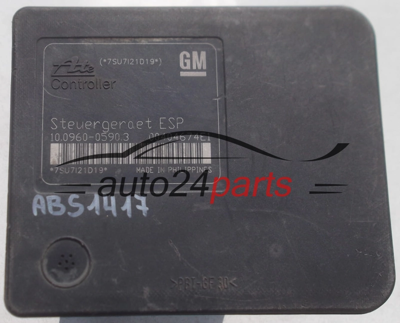 BOMBA HIDRAULICA Y CENTRALITA ABS OPEL ASTRA H ZAFIRA B GM 13 244 860 BJ, 13244860, ATE 10.0206-0287.4, 10020602874, 10.0960-0590.3