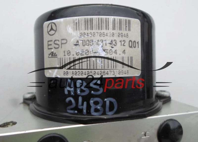 MERCEDES CLK W209 A 005 431 43 12Q01, A0054314312Q01, A0054314312, ATE 10.0204-0504.4, 10020405044, A 034 545 79 32, A0345457932, 10.0925-1576.3, 10092515763
